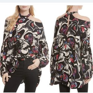 Free People Drift Away Cold Shoulder Tunic